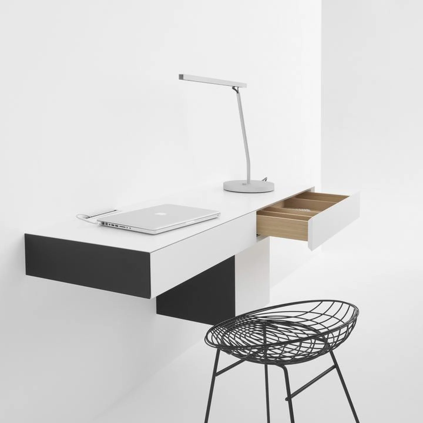 Minimalistisch design thuiswerken