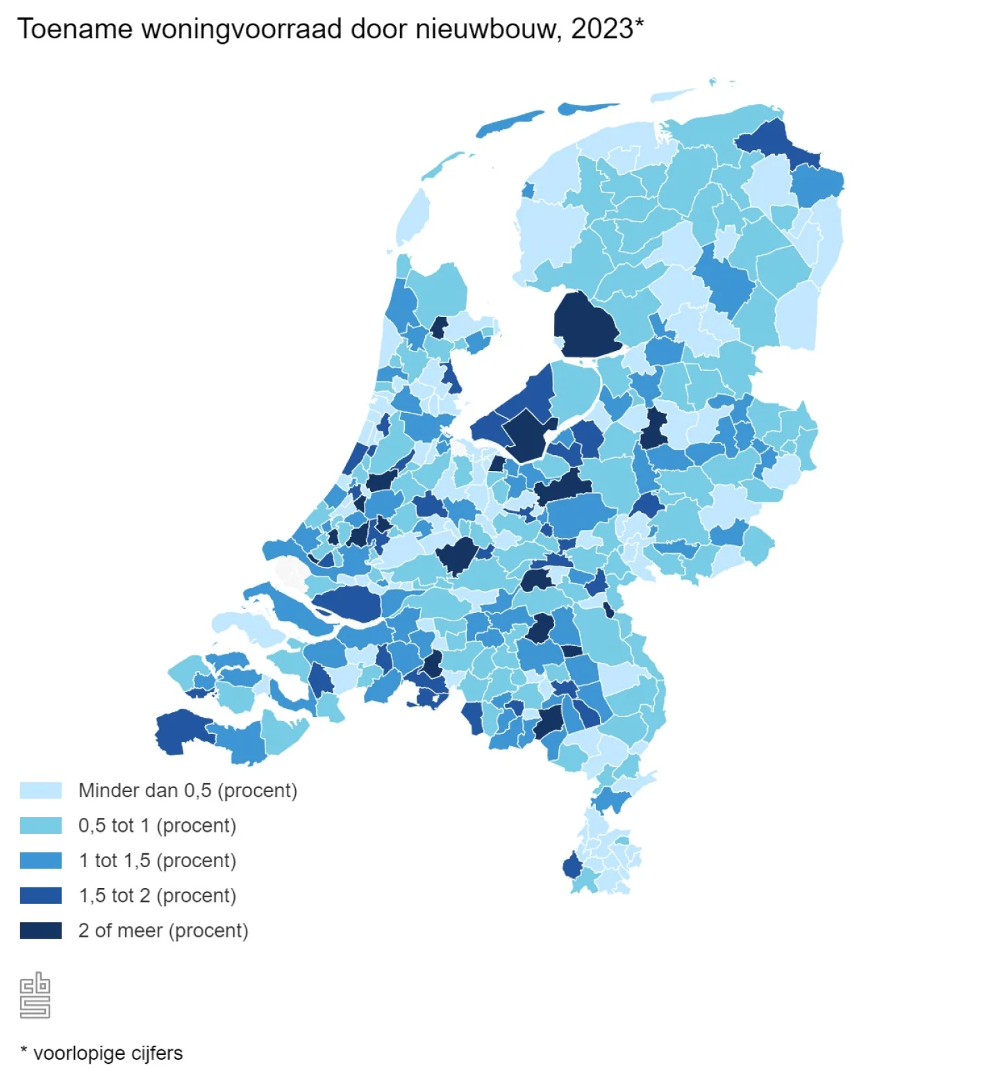 toename woningvoorraad in nederland