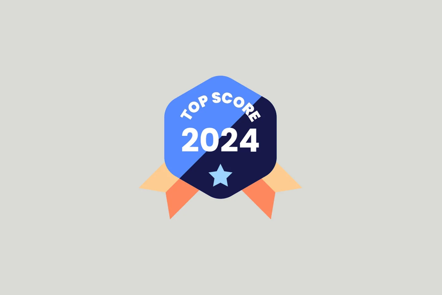 Afbeelding Top score badge - DHS Alkmaar Centrum