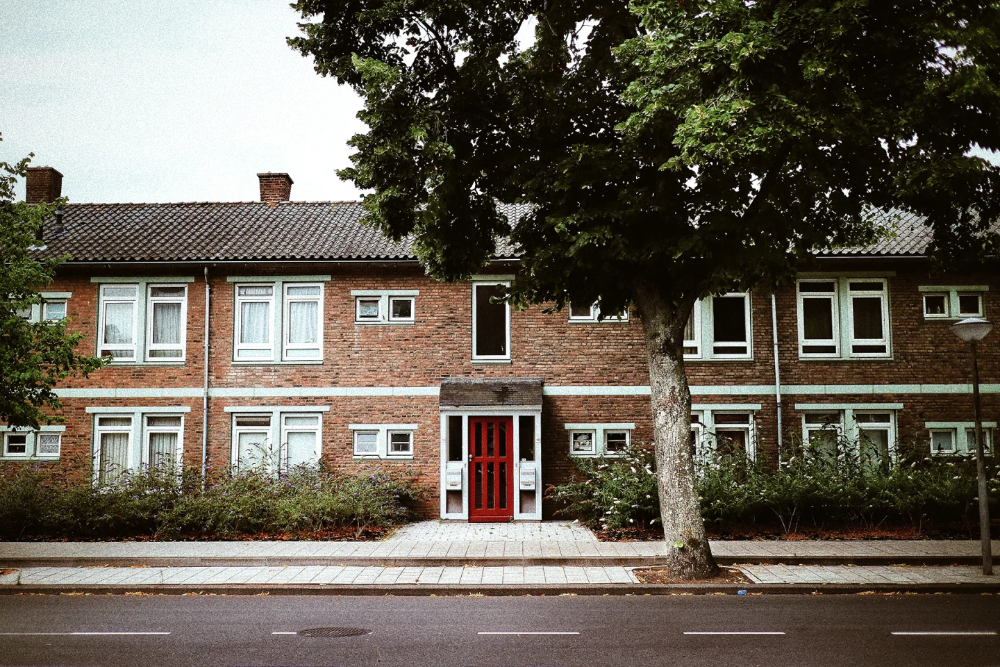 woning met rode deur